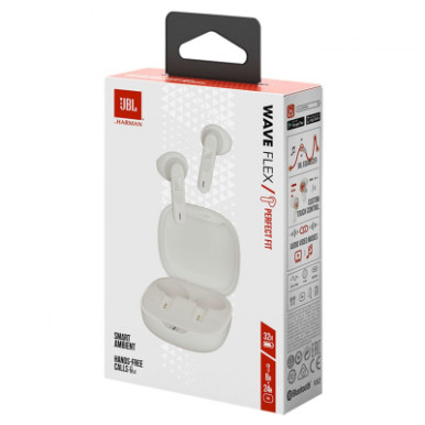 Навушники JBL Wave Flex TWS White (JBLWFLEXWHT)-11-зображення