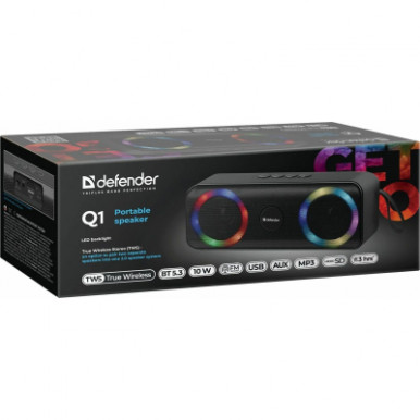 Акустична система Defender Q1 10Вт Black (65301)-10-зображення