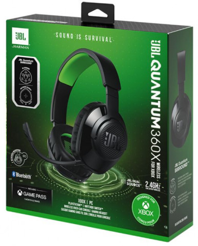 Наушники JBL Quantum 360X Wireless for Xbox Black (JBLQ360XWLBLKGRN)-31-изображение