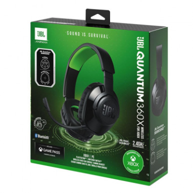 Наушники JBL Quantum 360X Wireless for Xbox Black (JBLQ360XWLBLKGRN)-36-изображение