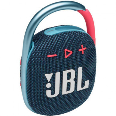 Акустична система JBL Clip 4 Синій Рожевий-7-зображення