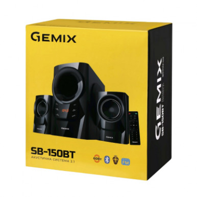 Акустична система Gemix SB-150BT Black-9-зображення