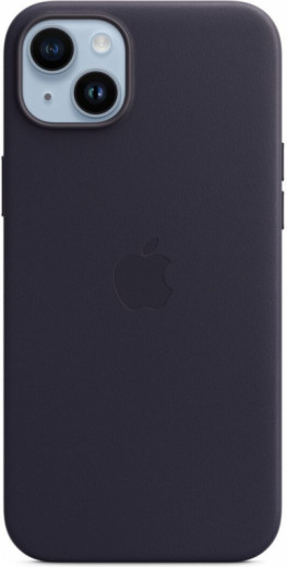 Чехол для Apple iPhone 14 Plus Leather Case with MagSafe-10-изображение