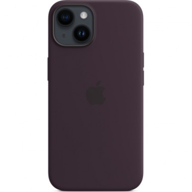 Чехол для Apple iPhone 14 Plus Silicone Case with MagSafe - Elderberry-10-изображение