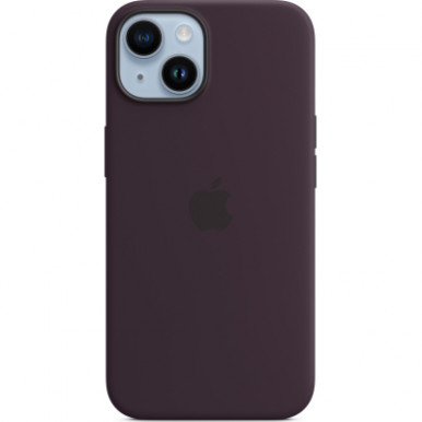 Чехол для Apple iPhone 14 Plus Silicone Case with MagSafe - Elderberry-12-изображение