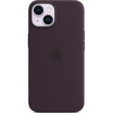 Чехол для Apple iPhone 14 Plus Silicone Case with MagSafe - Elderberry-15-изображение