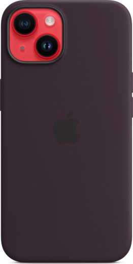 Чехол для Apple iPhone 14 Plus Silicone Case with MagSafe - Elderberry-11-изображение