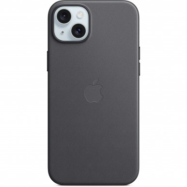 Чохол до Apple iPhone 15 Plus FineWoven Case with MagSafe Black-10-зображення