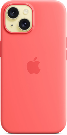 Чохол до Apple iPhone 15 Silicone Case with MagSafe Guava-14-зображення