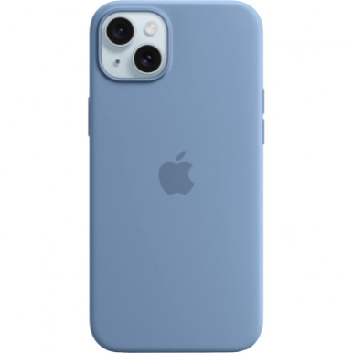 Чохол для Apple iPhone 15 Silicone Case with MagSafe Winter Blue-8-изображение