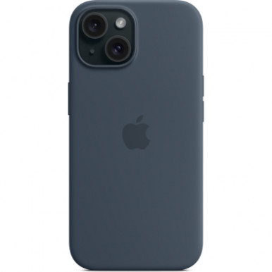 Чохол до Apple iPhone 15 Silicone Case with MagSafe Storm Blue-17-зображення