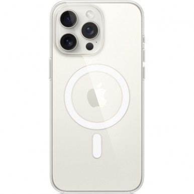 Чехол для Apple iPhone 15 Pro Max Clear Case with MagSafe-11-изображение