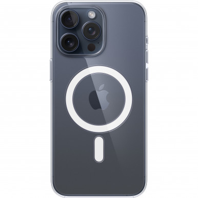 Чехол для Apple iPhone 15 Pro Max Clear Case with MagSafe-8-изображение