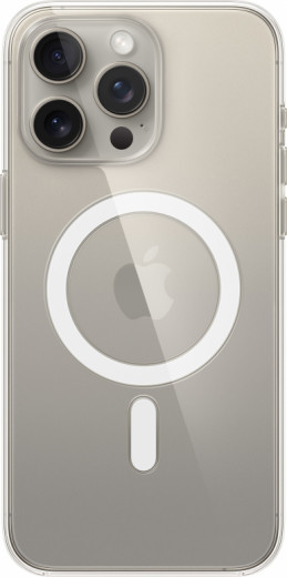Чехол для Apple iPhone 15 Pro Max Clear Case with MagSafe-12-изображение