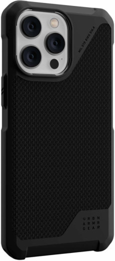Чехол UAG для Apple iPhone 14 Pro Max Metropolis LT Magsafe, Kevlar Black-19-изображение