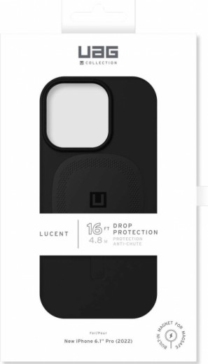 Чехол UAG для Apple iPhone 14 Pro Lucent 2.0 Magsafe, Black-25-изображение