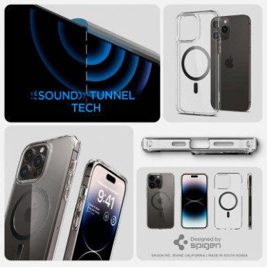 Чехол Spigen для Apple iPhone 14 Pro Ultra Hybrid MagFit, Carbon Fiber-26-изображение