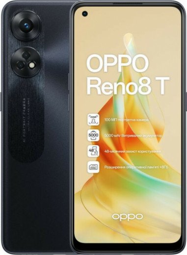 Смартфон OPPO Reno 8T 8/128GB (midnight black)-7-зображення
