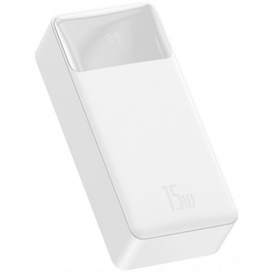 Power Bank Baseus Bipow Digital Display 30000 mAh/15W (PPDML-K02) White-9-изображение