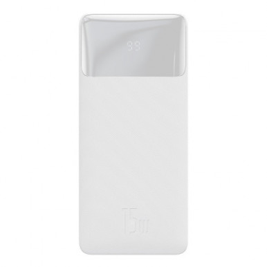 Power Bank Baseus Bipow Digital Display 30000 mAh/15W (PPDML-K02) White-11-изображение