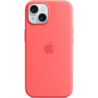Чехол для мобильного телефона Apple iPhone 15 Silicone Case with MagSafe Guava (MT0V3ZM/A)-7-изображение