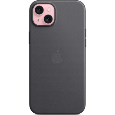 Чехол для мобильного телефона Apple iPhone 15 Plus FineWoven Case with MagSafe Black (MT423ZM/A)-6-изображение