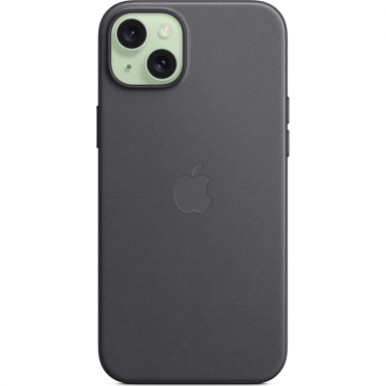 Чехол для мобильного телефона Apple iPhone 15 Plus FineWoven Case with MagSafe Black (MT423ZM/A)-8-изображение