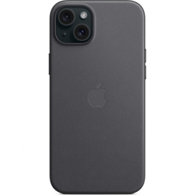Чехол для мобильного телефона Apple iPhone 15 Plus FineWoven Case with MagSafe Black (MT423ZM/A)-9-изображение