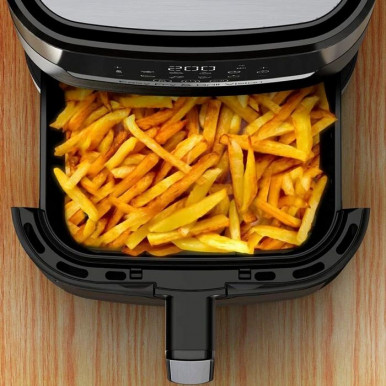 Мультипечь Tefal Easy Fry&Grill Window, 1550Вт, чаша-4.2л, сенсорное управл., пластик, черный-25-изображение