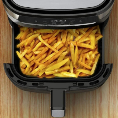 Мультипечь Tefal Easy Fry&Grill Window, 1550Вт, чаша-4.2л, сенсорное управл., пластик, черный-26-изображение