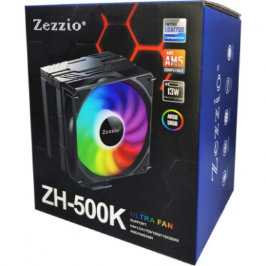 Кулер для процессора Zezzio ZH-500K-14-изображение