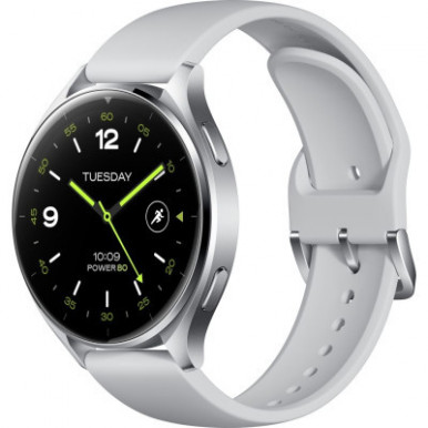 Смарт-годинник Xiaomi Watch 2 Sliver Case With Gray TPU Strap (BHR8034GL) (1025027)-6-зображення