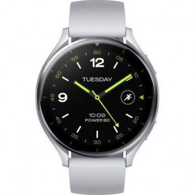 Смарт-годинник Xiaomi Watch 2 Sliver Case With Gray TPU Strap (BHR8034GL) (1025027)-7-зображення