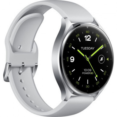 Смарт-часы Xiaomi Watch 2 Sliver Case With Gray TPU Strap (BHR8034GL) (1025027)-8-изображение