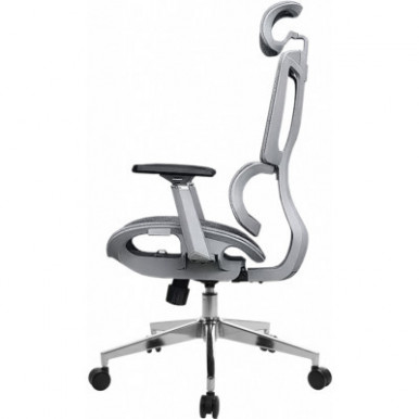 Офисное кресло GT Racer B-123A-S Gray-7-изображение