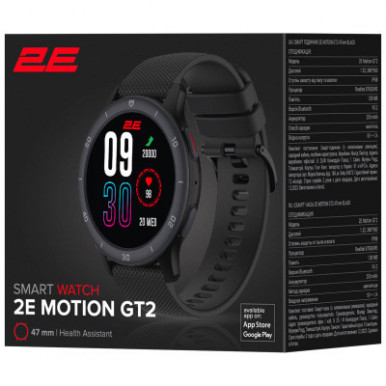 Смарт-часы 2E Motion GT2 47mm Black (2E-CWW21BK)-17-изображение
