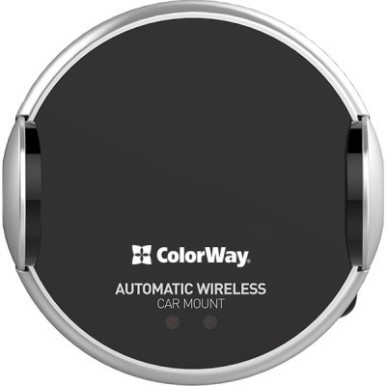 Универсальный автодержатель ColorWay AutoSense Car Wireless Charger 15W (Dashboard + Air Vent) (CW-CHAW039Q-BK)-14-изображение