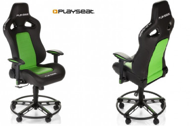 Игровое  кресло Playseat® L33T - Green-1-изображение