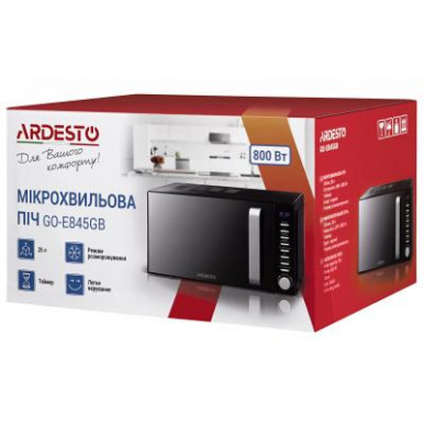 Микроволновая печь Ardesto GO-E845GB 20л/800Вт/эл.управл./черная-9-изображение