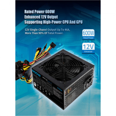 Блок живлення PcCooler 600W (HW600-NP)-22-зображення