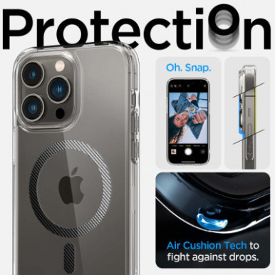 Чохол до мобільного телефона Spigen Apple iPhone 14 Pro Ultra Hybrid MagFit, Carbon Fiber (ACS04971)-13-зображення