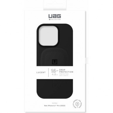 Чохол до мобільного телефона UAG [U] Apple iPhone 14 Pro Lucent 2.0 Magsafe, Black (114078314040)-15-зображення