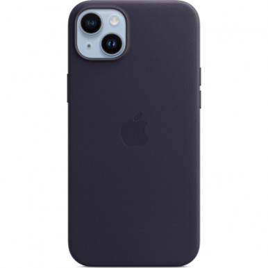 Чехол для мобильного телефона Apple iPhone 14 Plus Leather Case with MagSafe - Ink,Model A2907 (MPPC3ZE/A)-6-изображение