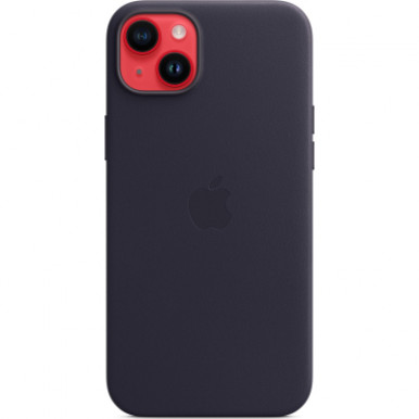 Чехол для мобильного телефона Apple iPhone 14 Plus Leather Case with MagSafe - Ink,Model A2907 (MPPC3ZE/A)-8-изображение