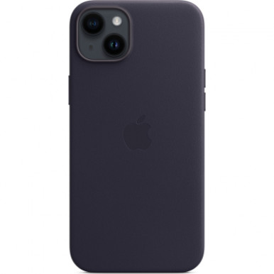 Чехол для мобильного телефона Apple iPhone 14 Plus Leather Case with MagSafe - Ink,Model A2907 (MPPC3ZE/A)-9-изображение