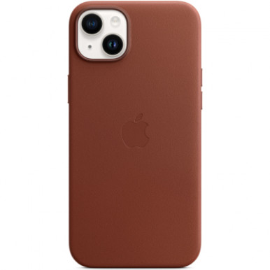 Чехол для мобильного телефона Apple iPhone 14 Plus Leather Case with MagSafe - Umber,Model A2907 (MPPD3ZE/A)-5-изображение
