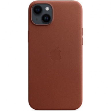 Чехол для мобильного телефона Apple iPhone 14 Plus Leather Case with MagSafe - Umber,Model A2907 (MPPD3ZE/A)-6-изображение