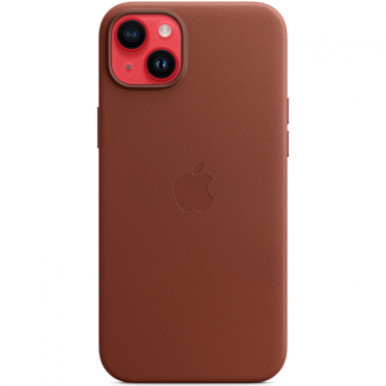 Чехол для мобильного телефона Apple iPhone 14 Plus Leather Case with MagSafe - Umber,Model A2907 (MPPD3ZE/A)-8-изображение