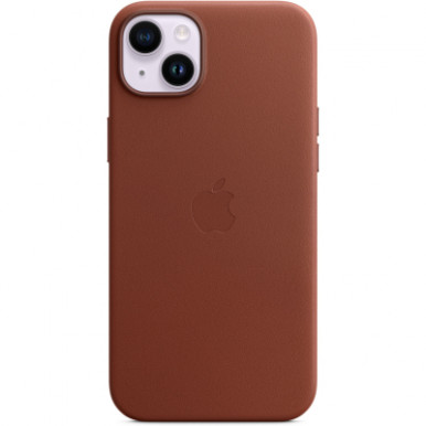 Чехол для мобильного телефона Apple iPhone 14 Plus Leather Case with MagSafe - Umber,Model A2907 (MPPD3ZE/A)-9-изображение