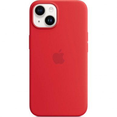 Чехол для мобильного телефона Apple iPhone 14 Plus Silicone Case with MagSafe - (PRODUCT)RED,Model A2911 (MPT63ZE/A)-5-изображение